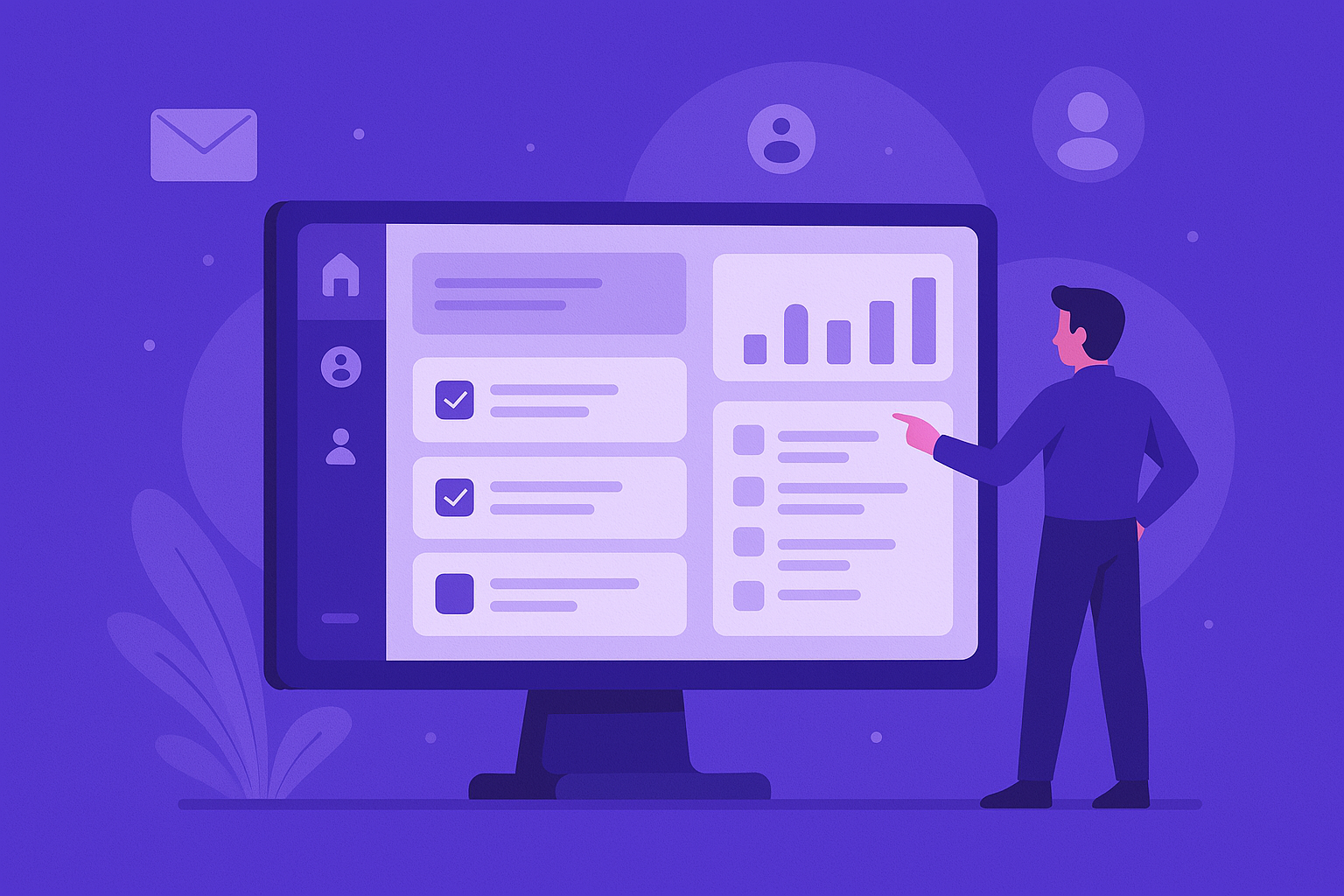 An illustration image representing Clientino